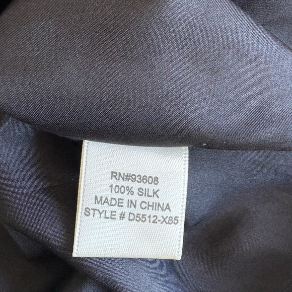 Matty M Silk Green/Black Abstract Dress | Size Small - Picture 9 of 9